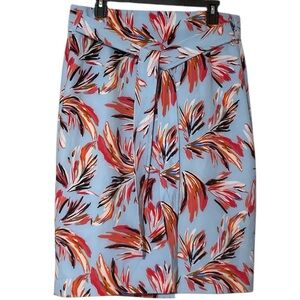 Lane Bryant Printed Pencil Skirt With Belt
